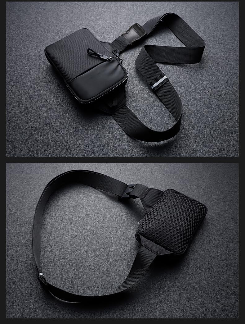 Mini Sling Bag for Men Women – Small Crossbody Bag Casual Phone Chest Bag for…