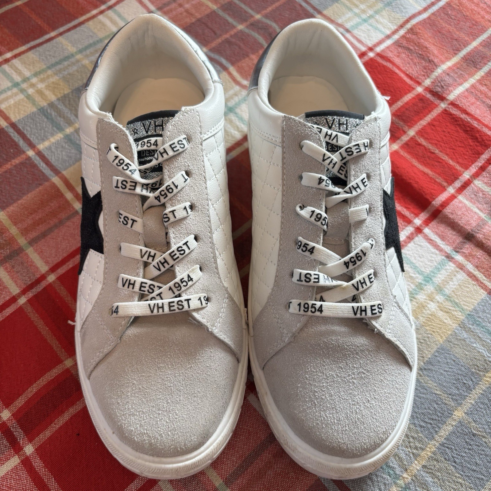 Vintage Havana Dash Sneakers Shoes White/Grey Black Star Women’s 7.5 EUC