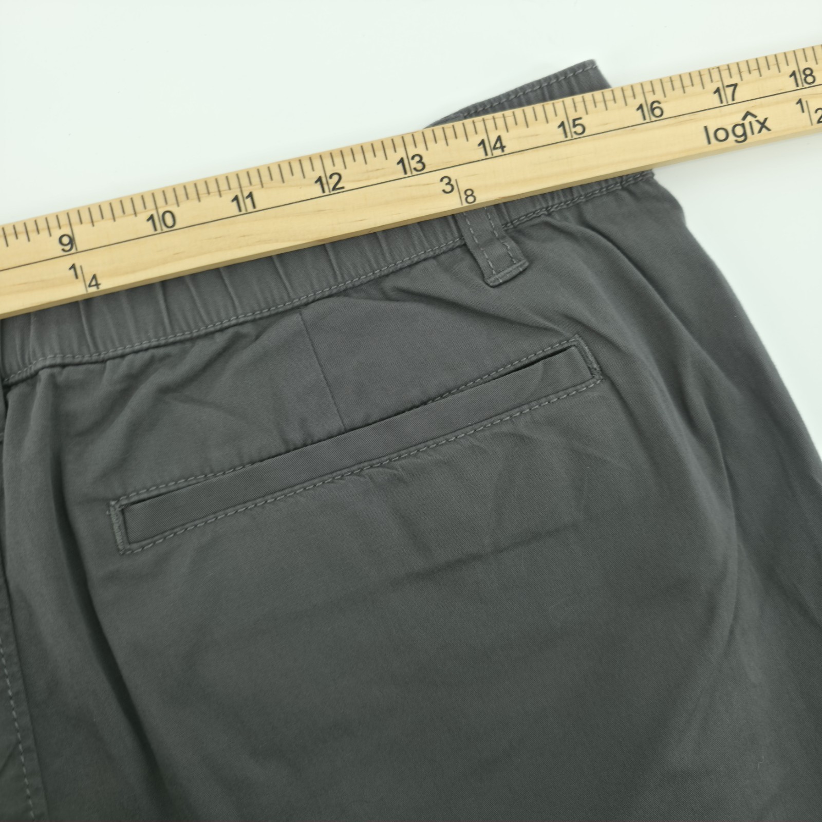 Pact Men’s Sz Medium Grey Canvas Pant Durable Bottoms Organic Cotton New