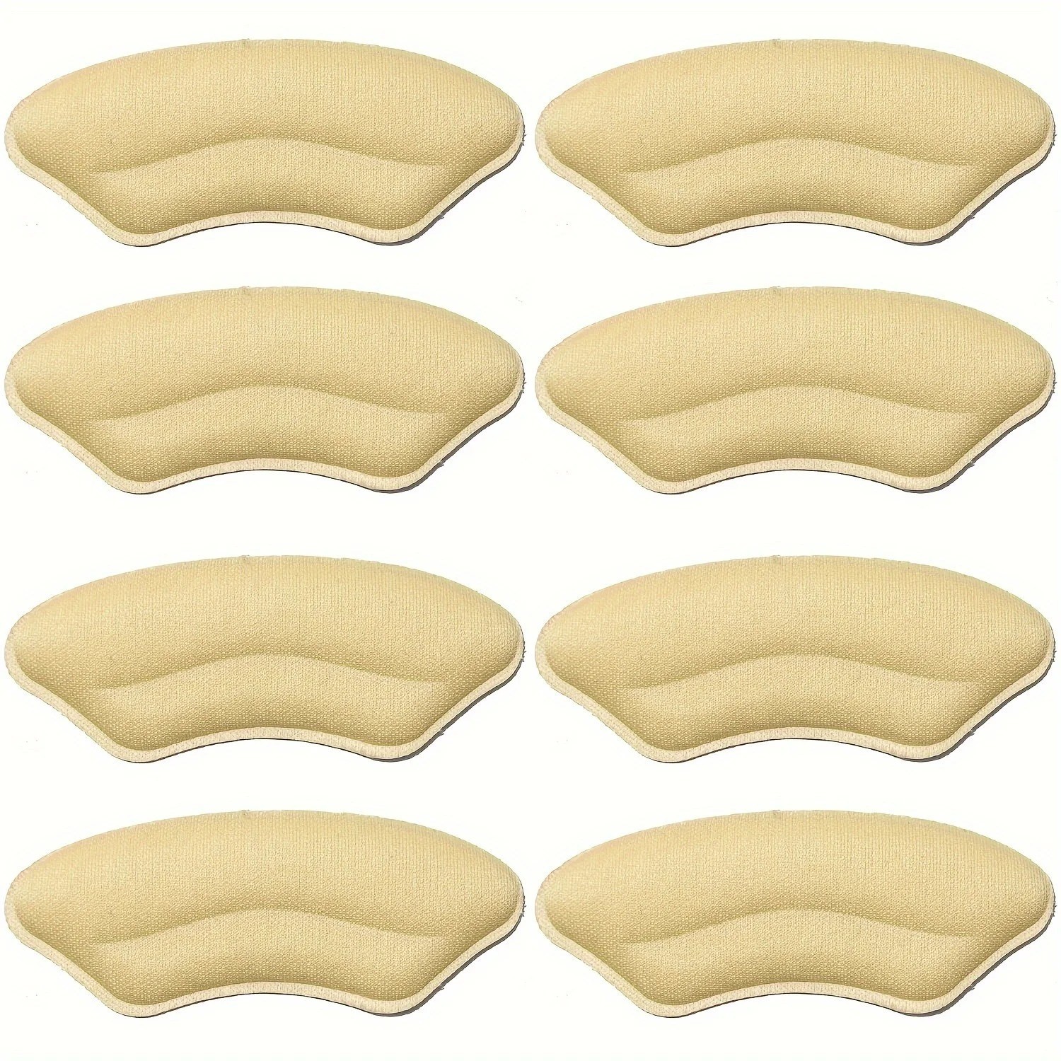 8-Pack Heel Pads for Too Big Shoes Self-Adhesive Heel Protectors Heel Inserts