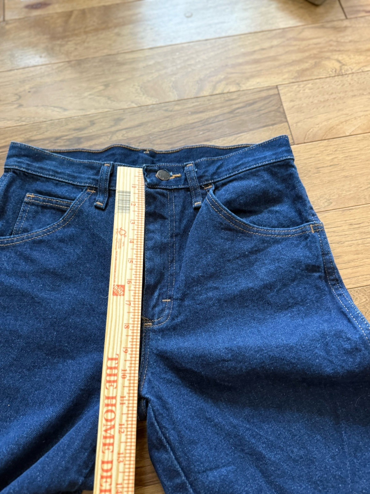 VINTAGE NOS RUSTLER HEAVY RAW DENIM REGULAR JEANS NWT 30×32 Western Workwear