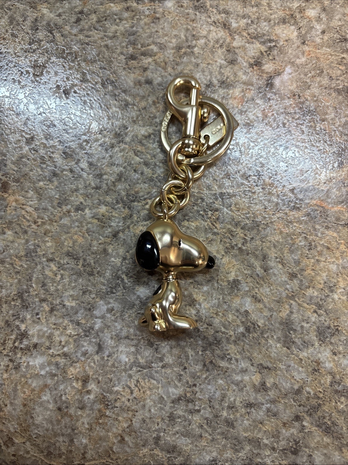 COACH X Peanuts Snoopy Bag Charm Keychain Limited Edition