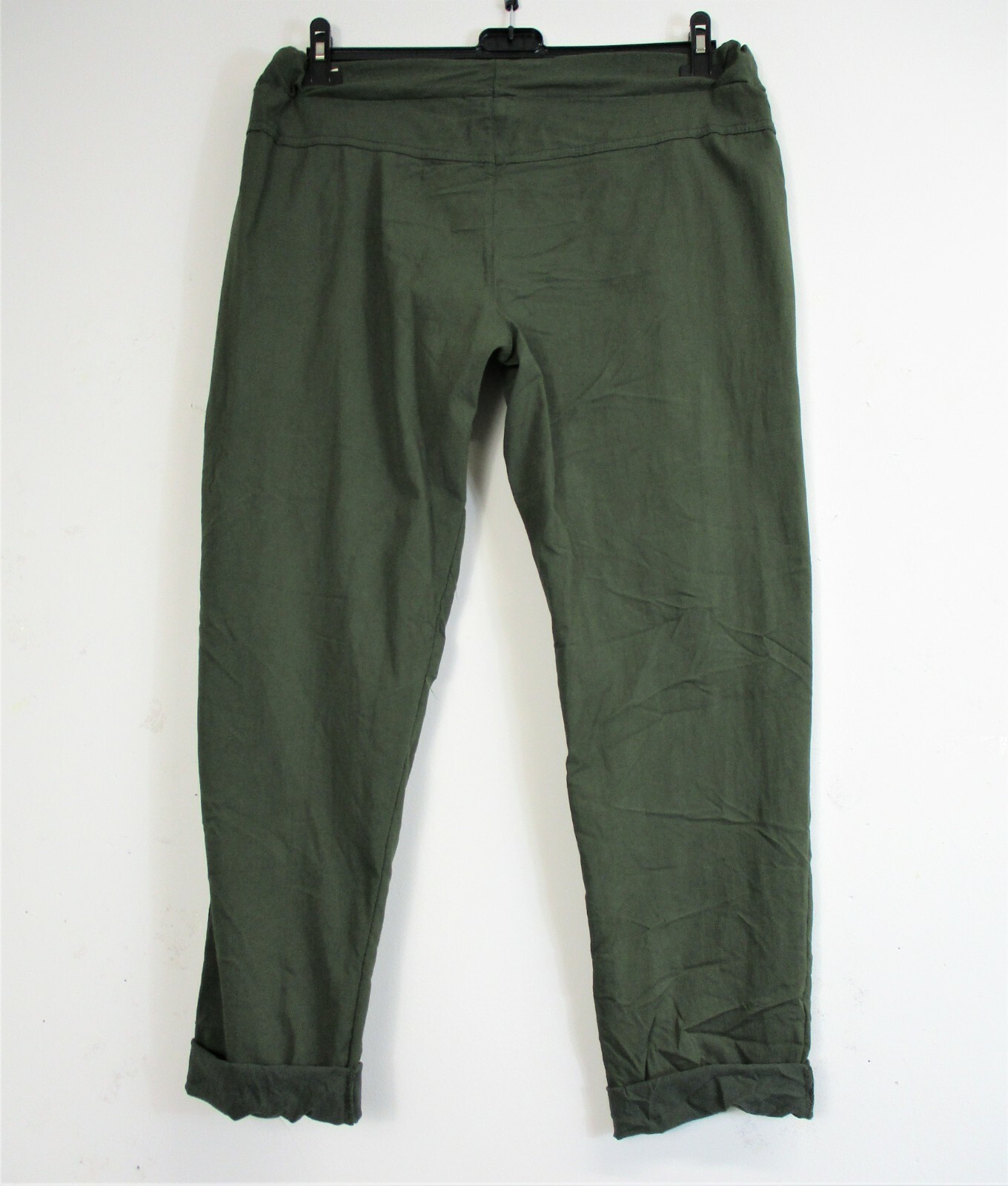 LagenLook Ladies Stretchy 95% Cotton ‘Magic’ Trousers/Pants: Size Reguar & PLus