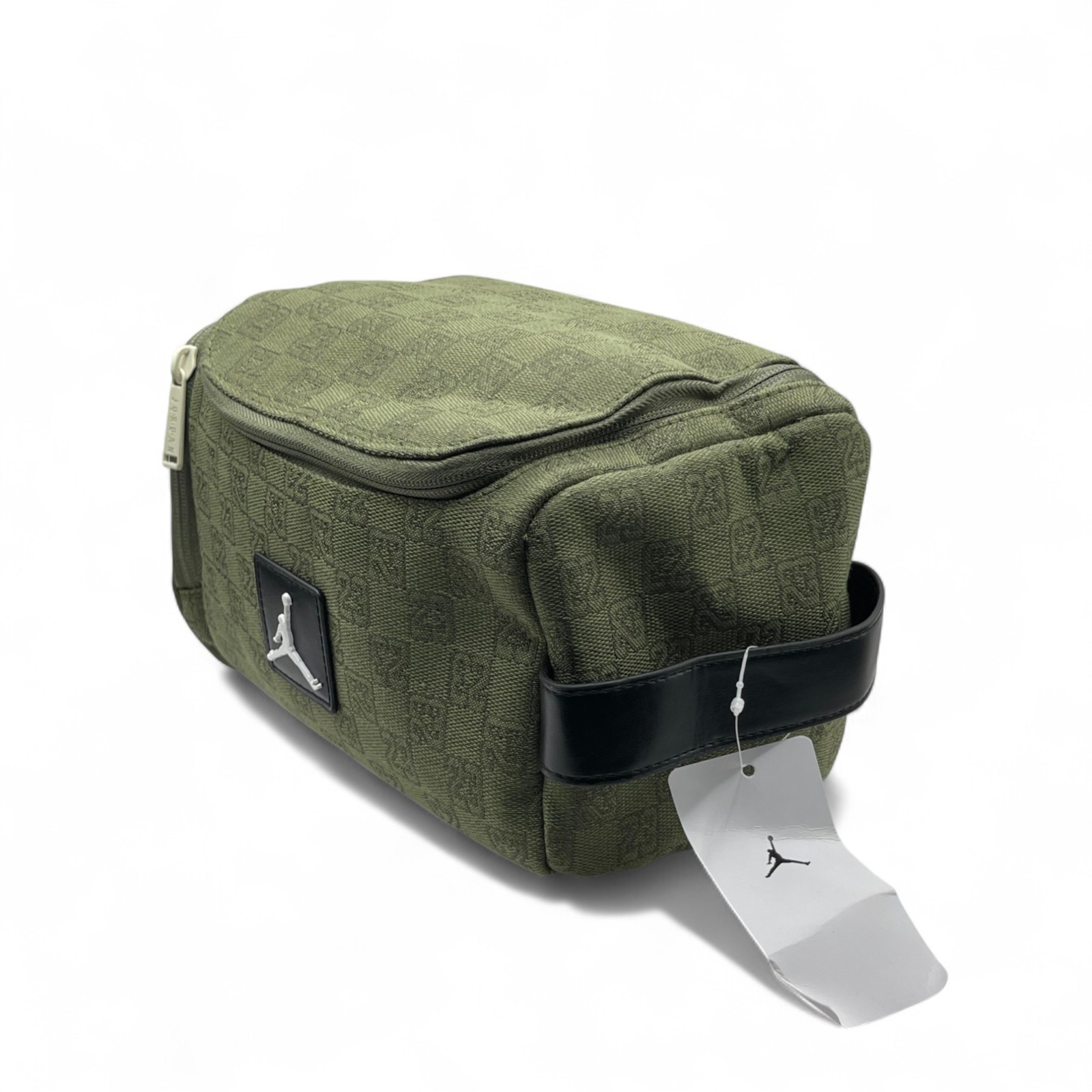 Air Jordan Monogram Logo Jacquard Dopp Kit 5.9L Luxury Travel Bag