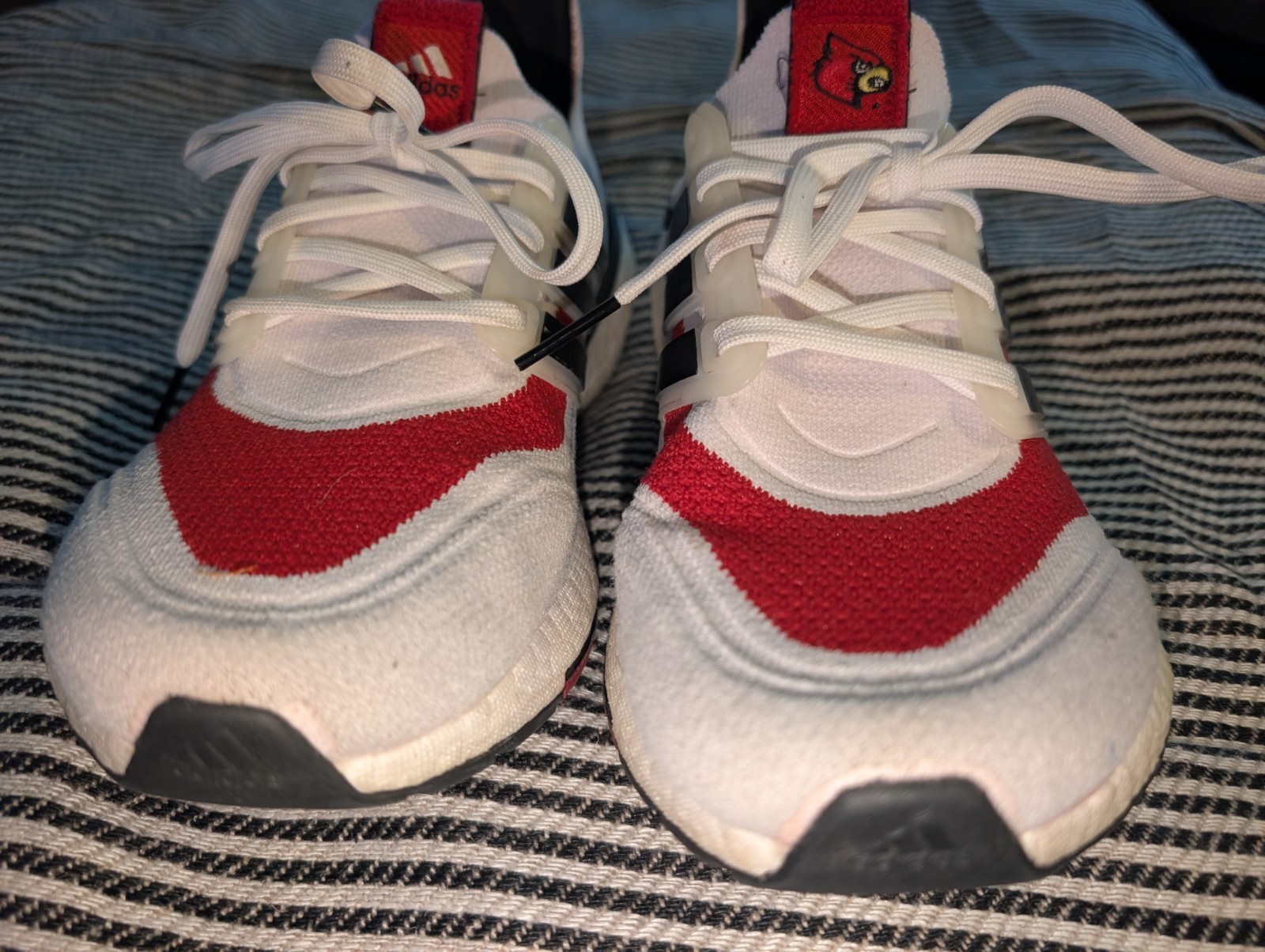Adidas Ultraboost 21 Cardinal Shoes Sneakers Men’s Sz 9 Red White