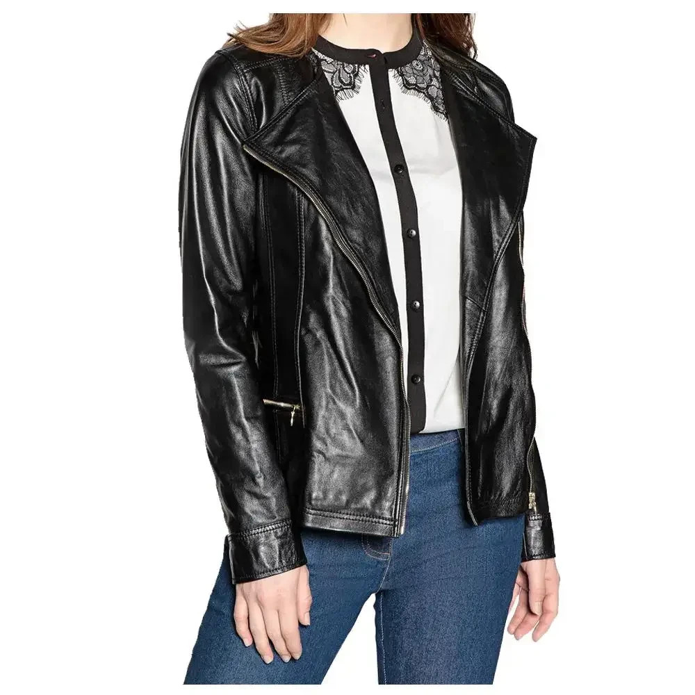 Women’s Soft Leather Motorcycle Jacket