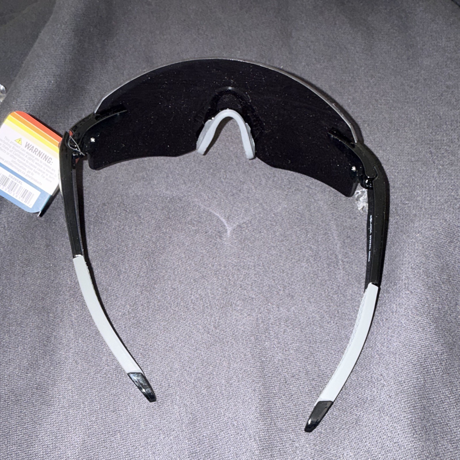 SolarX Men’s UV400 Shield Wrap Sunglasses Black Polycarbonate Lens Plastic
