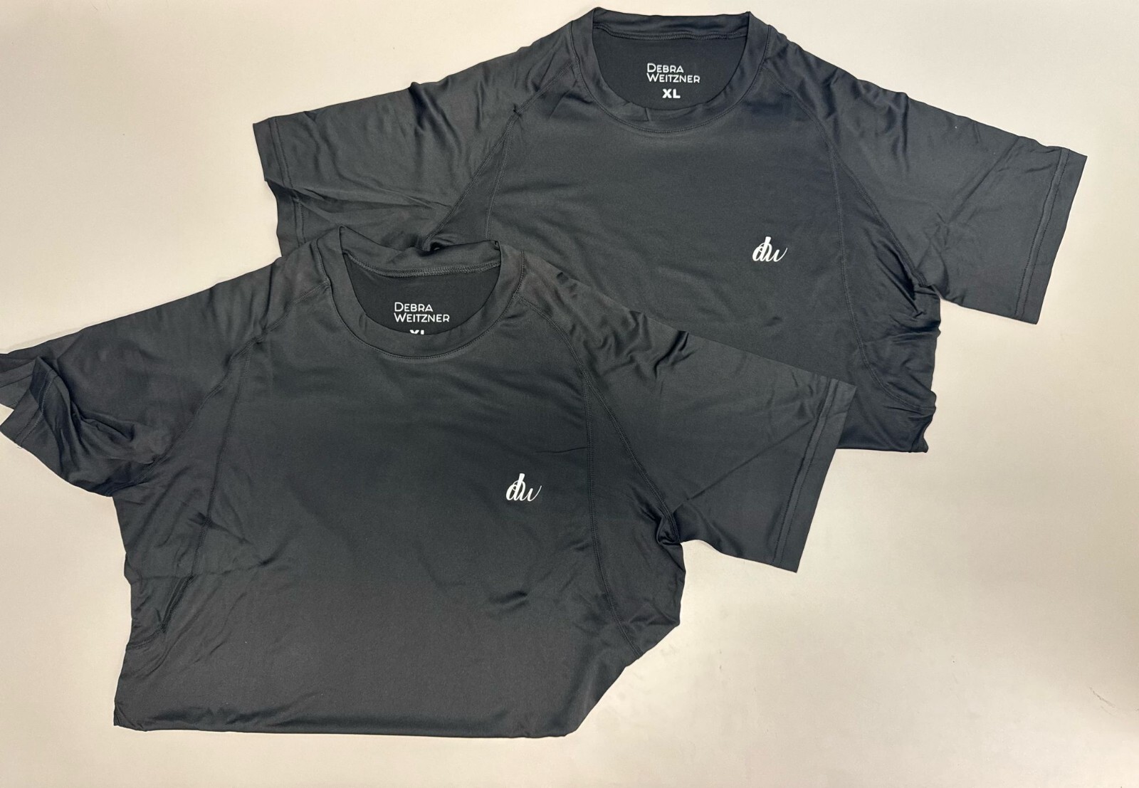 Pack of 2 – Men Stretch Compression Short Sleeve Shirt, Black