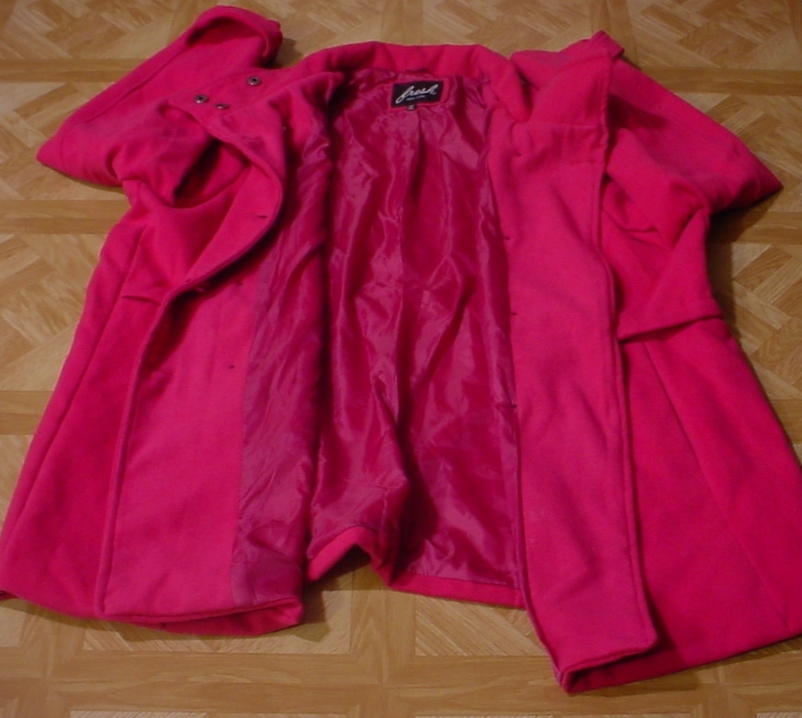 Fresh New York Women’s Double Breasted Faux Wool Peacoat w/Stand Collar 3X, 5X