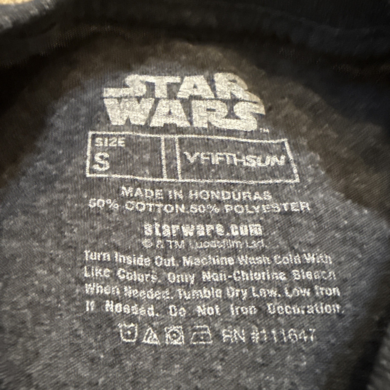 Star Wars X-Wing Men’s Small Gray T-Shirt Graphic Tee