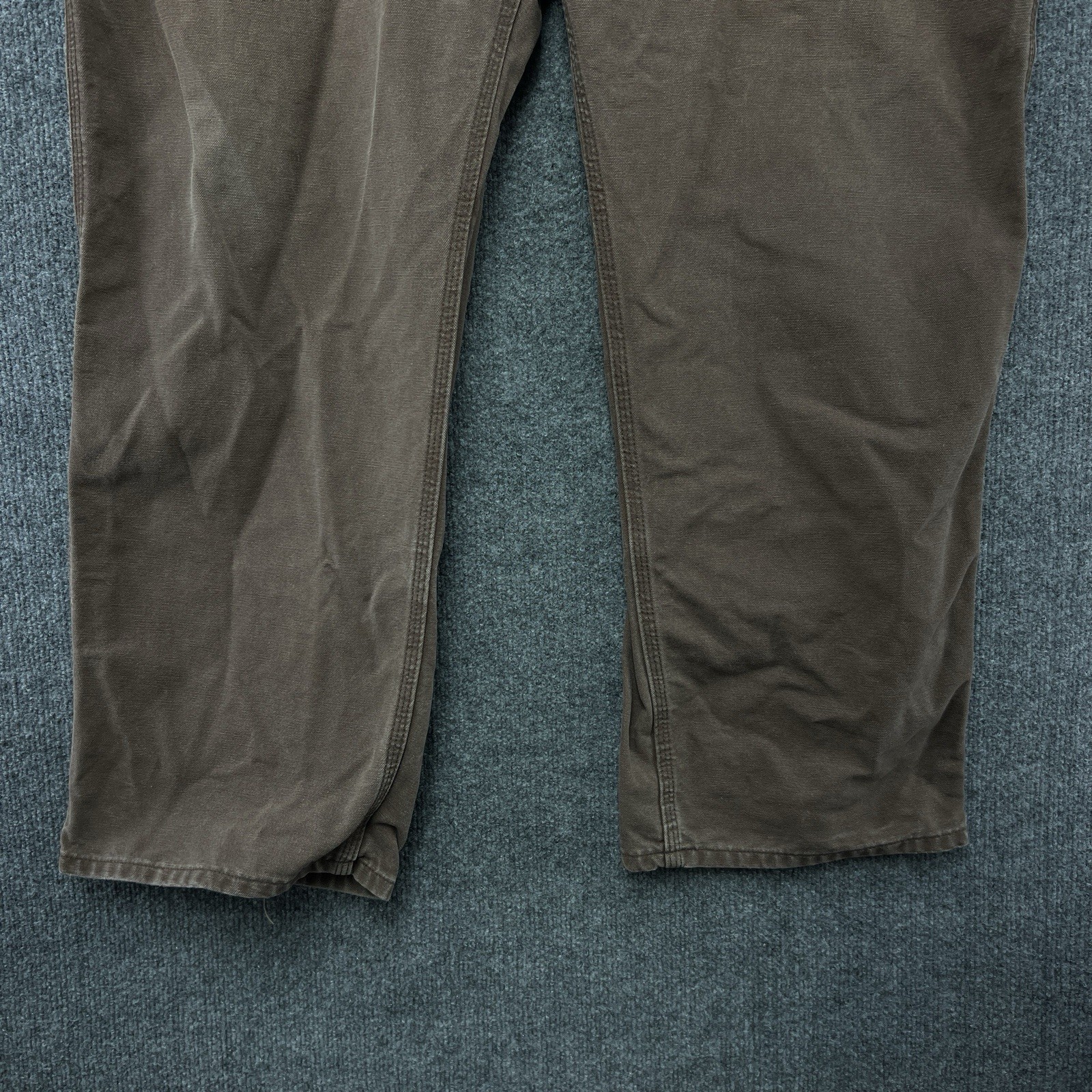 Vtg Carhartt B11-CHT Heavy Pants Mens 42×30 Brown Utility Workwear Carpenter