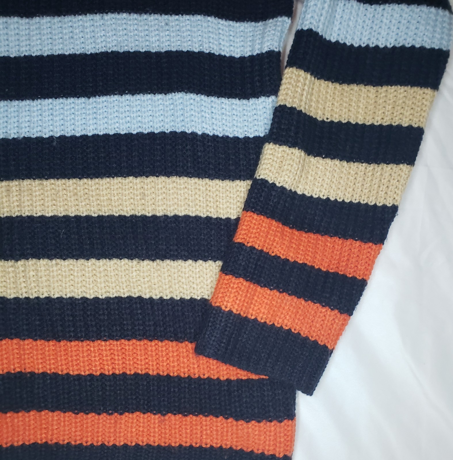 Kirundo Striped Knit Sweater Womens Size Small Crew Neck Pullover Long Sleeve