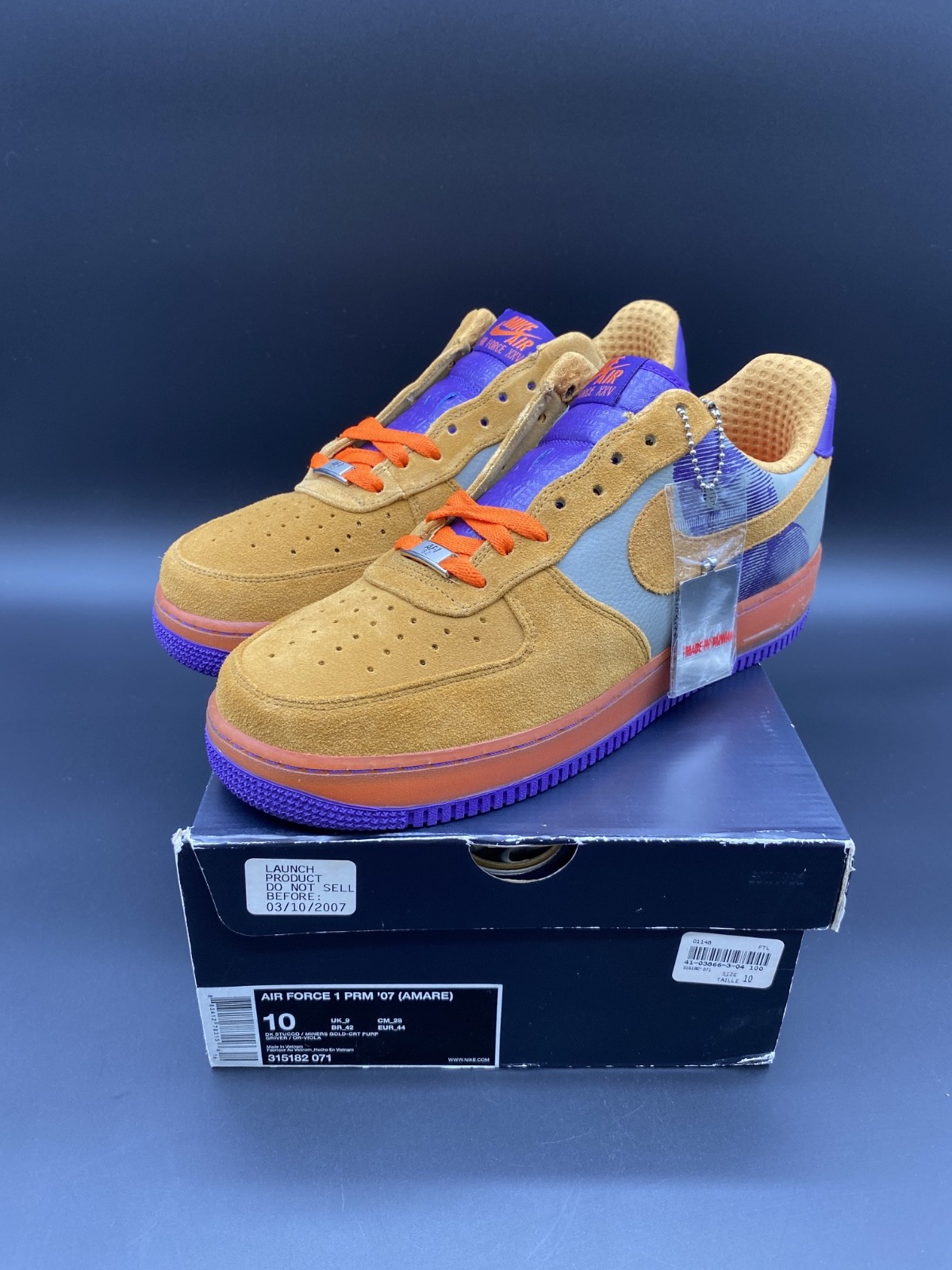 Nike Air Force 1 Premium ’07 Amare 2007 SIZE 10M DS
