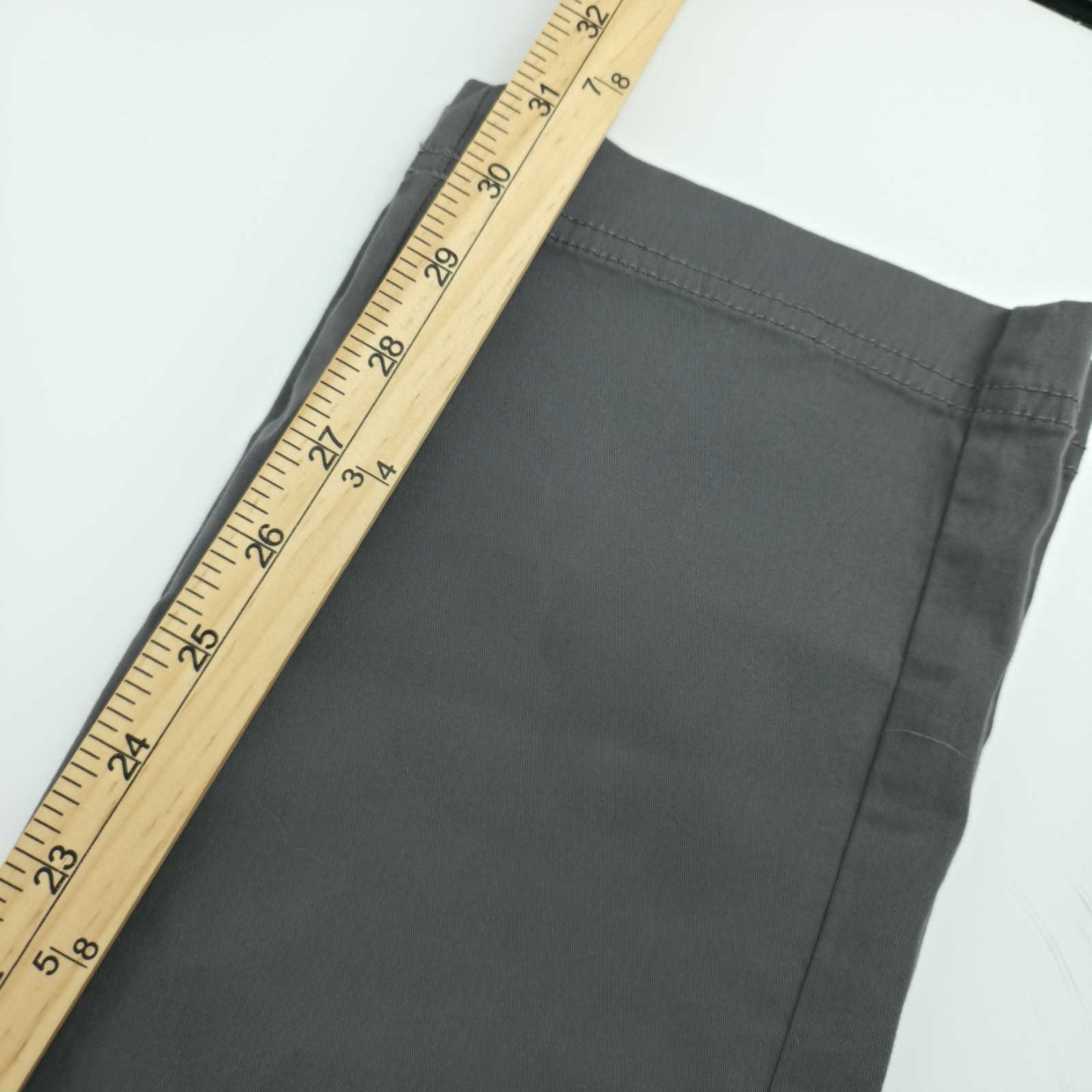 Pact Men’s Sz Medium Grey Canvas Pant Durable Bottoms Organic Cotton New