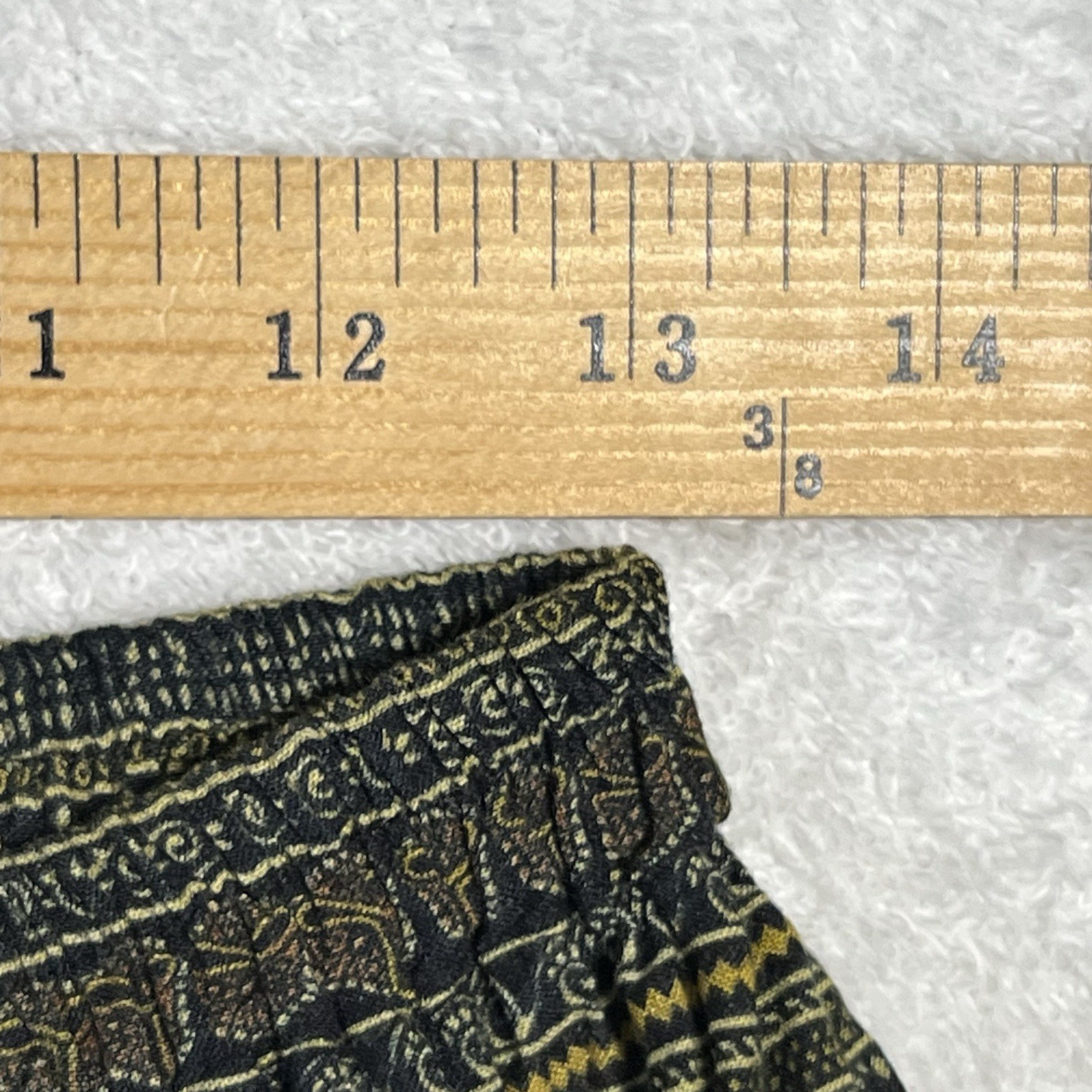 Earthbound Trading Co. Pants Womens L Green Floral BOHO Parachute Harem