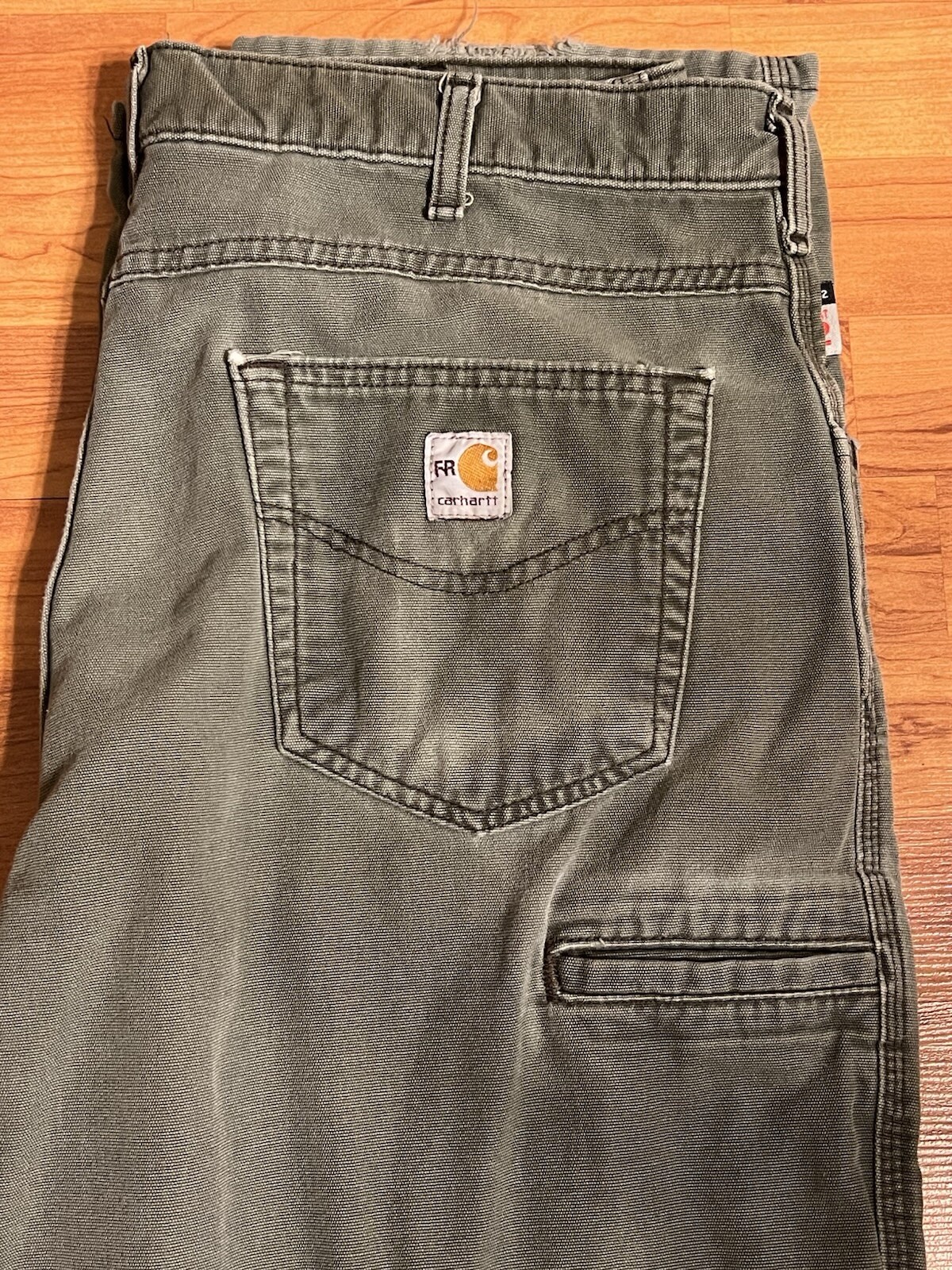 Green Moss Olive Carhartt Pants FRB159-Mos 36 X 34, Fits 34 Waist