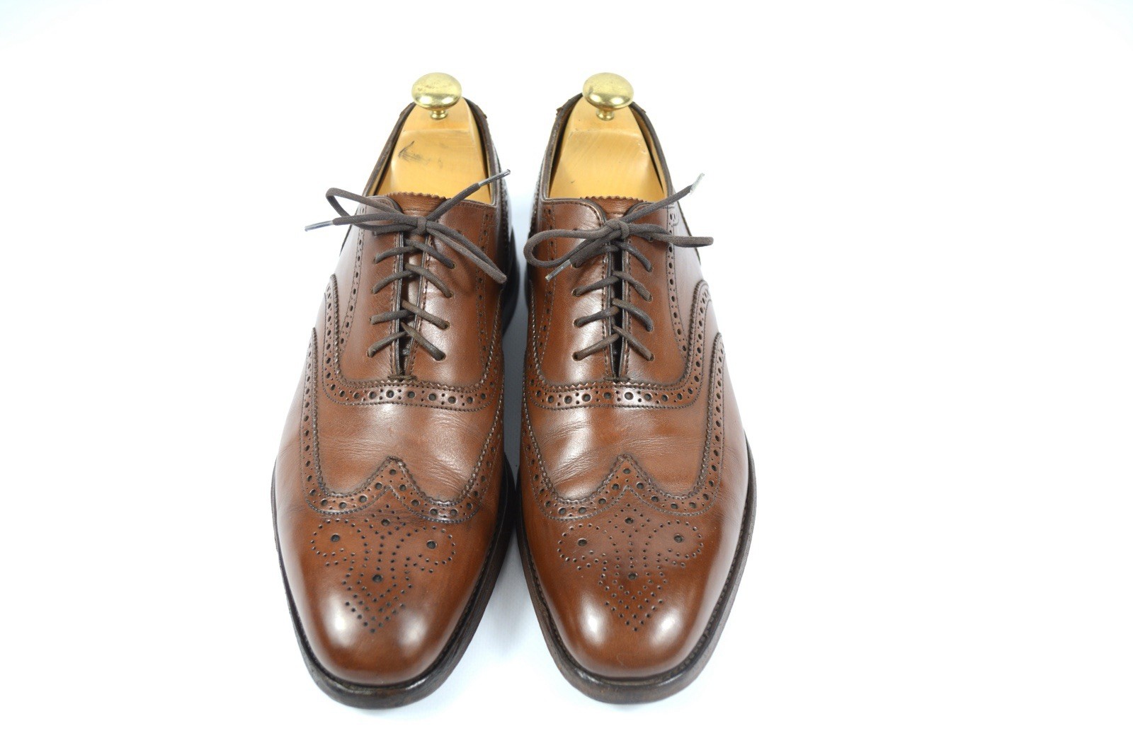 Loake 1880 Buckingham Brown Oxford Shoes UK 8.5 EU 42.5 US 9.5 Made In England