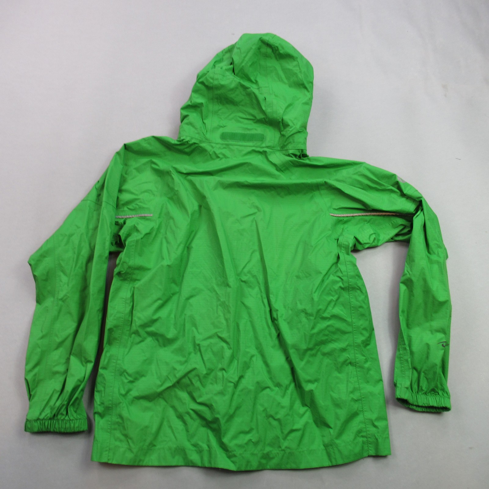 Marmot Men’s L/G Green Nylon Polyester Hooded Rain Jacket Windbreaker Shell Coat