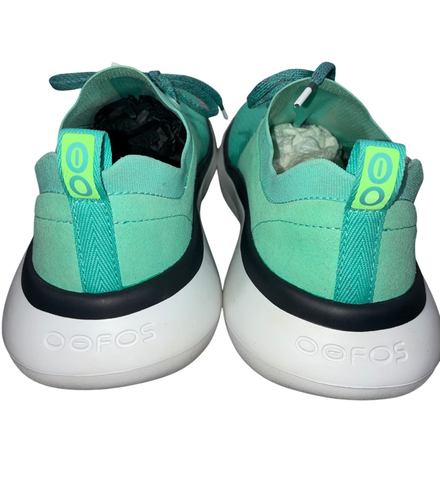 OOFOS Oomy Stride Low Shoes Emerald Lightweight Recovery Sneakers Size W11/EU42