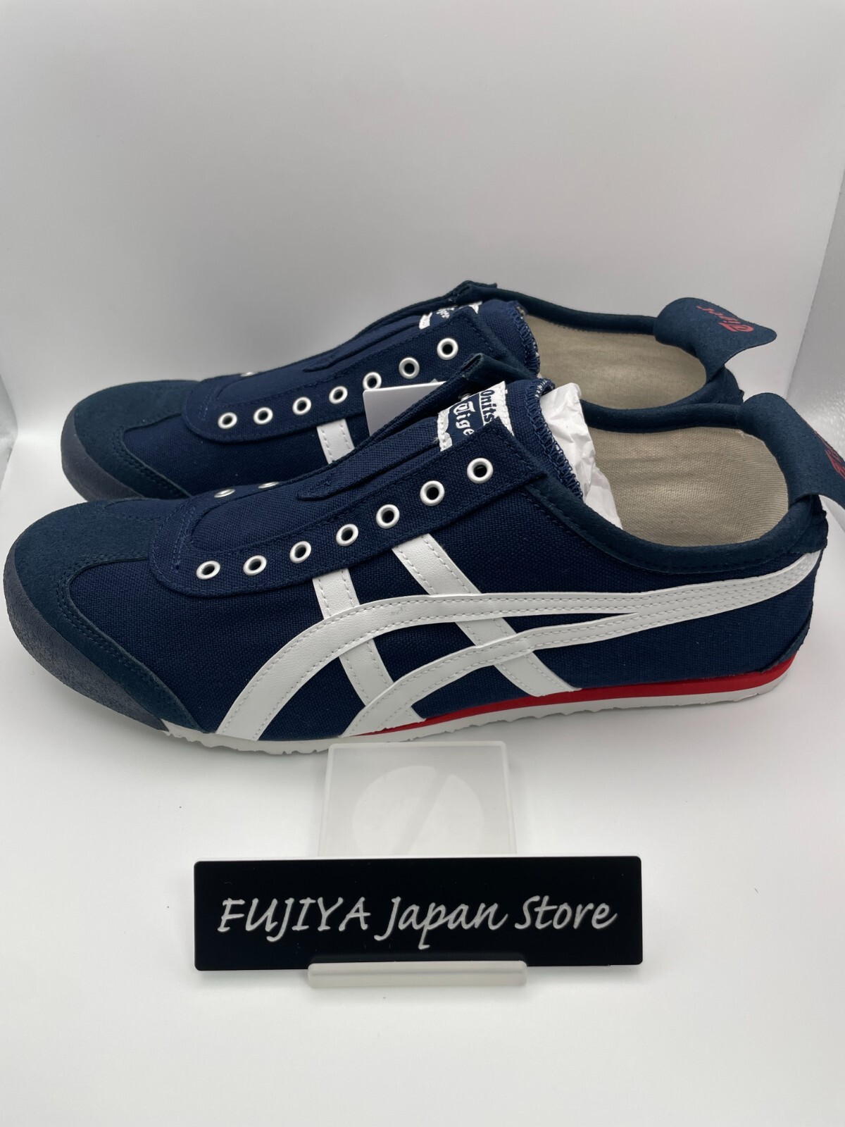 Onitsuka Tiger MEXICO 66 SLIP-ON Unisex 1183A360 401 NAVY/OFF-WHITE M8/W9.5