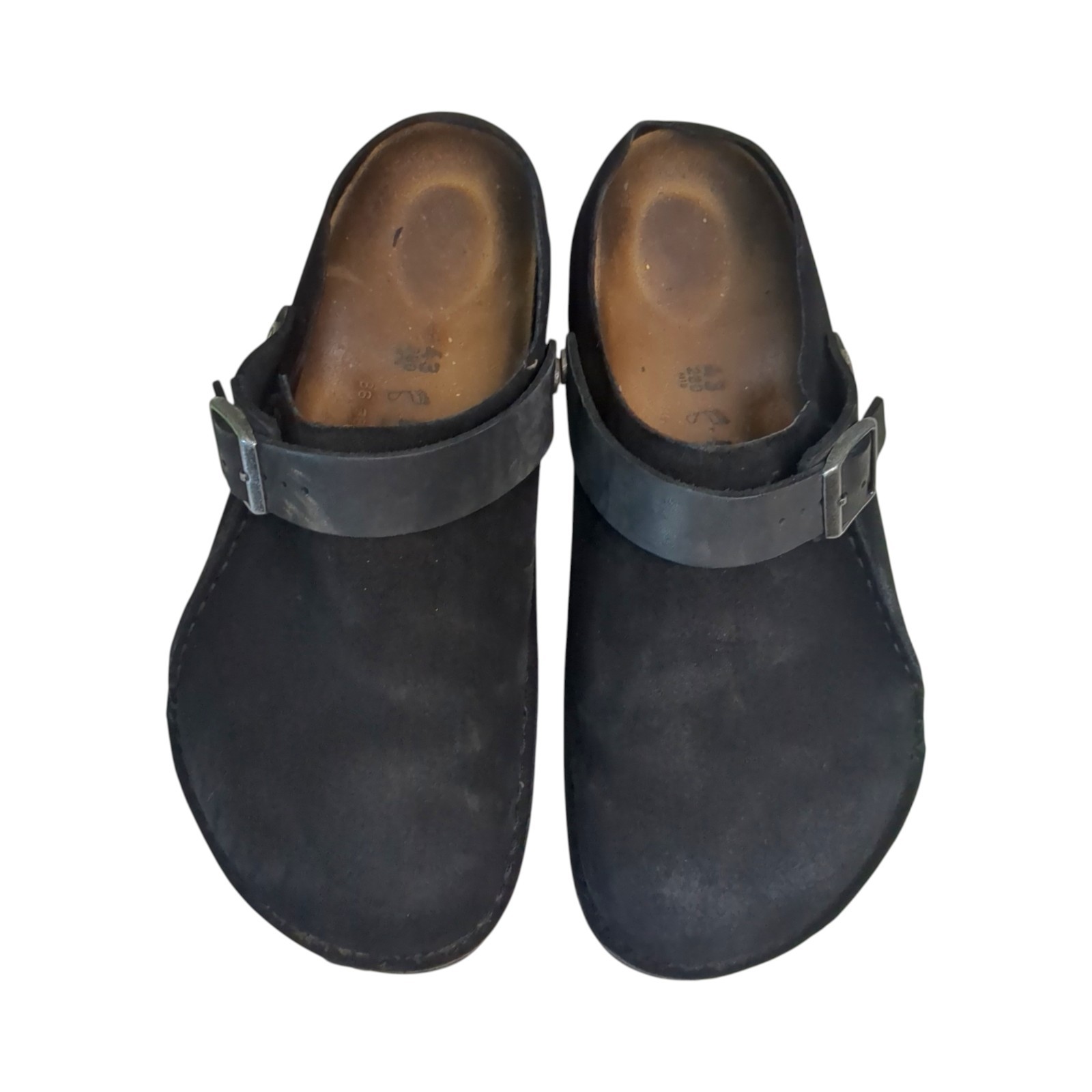 Birkenstock Lutry Premium Suede Black Men’s Clog Sandals EU 43/US 10 Regular