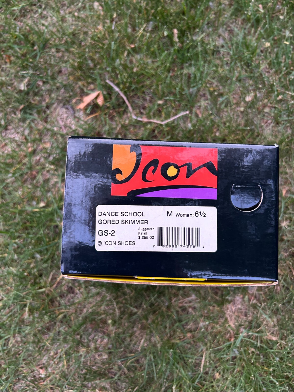 NEW NIB ICON Dance School Flats Wearable Leather Art Shoes Women 6.5M Box