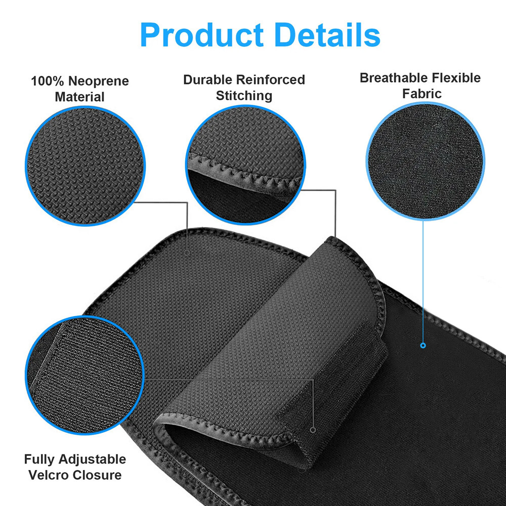 Men Waist Trimmer Belt Sweat Wrap Slimming Tummy Stomach Weight-Loss Fat Burner