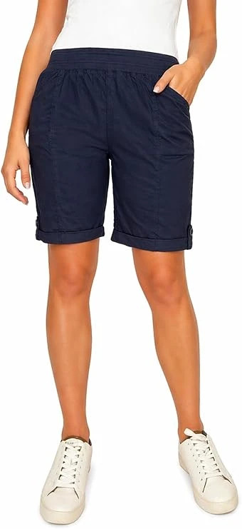 Briggs Women’s Pull-On Bermuda Short with Pockets