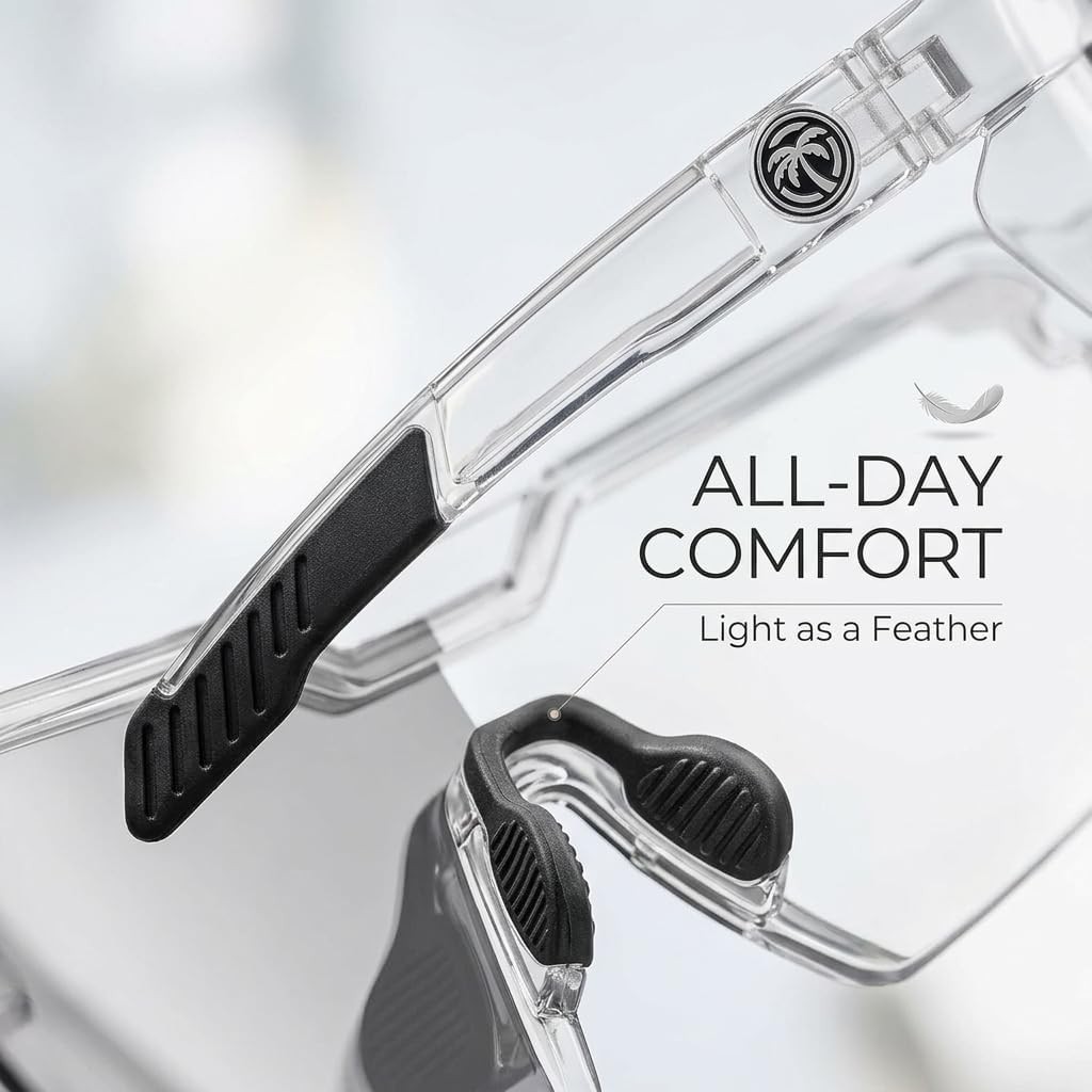UV400 Photochromic Polarized Safety Sunglasses for Outdoor Work Cycling Driving