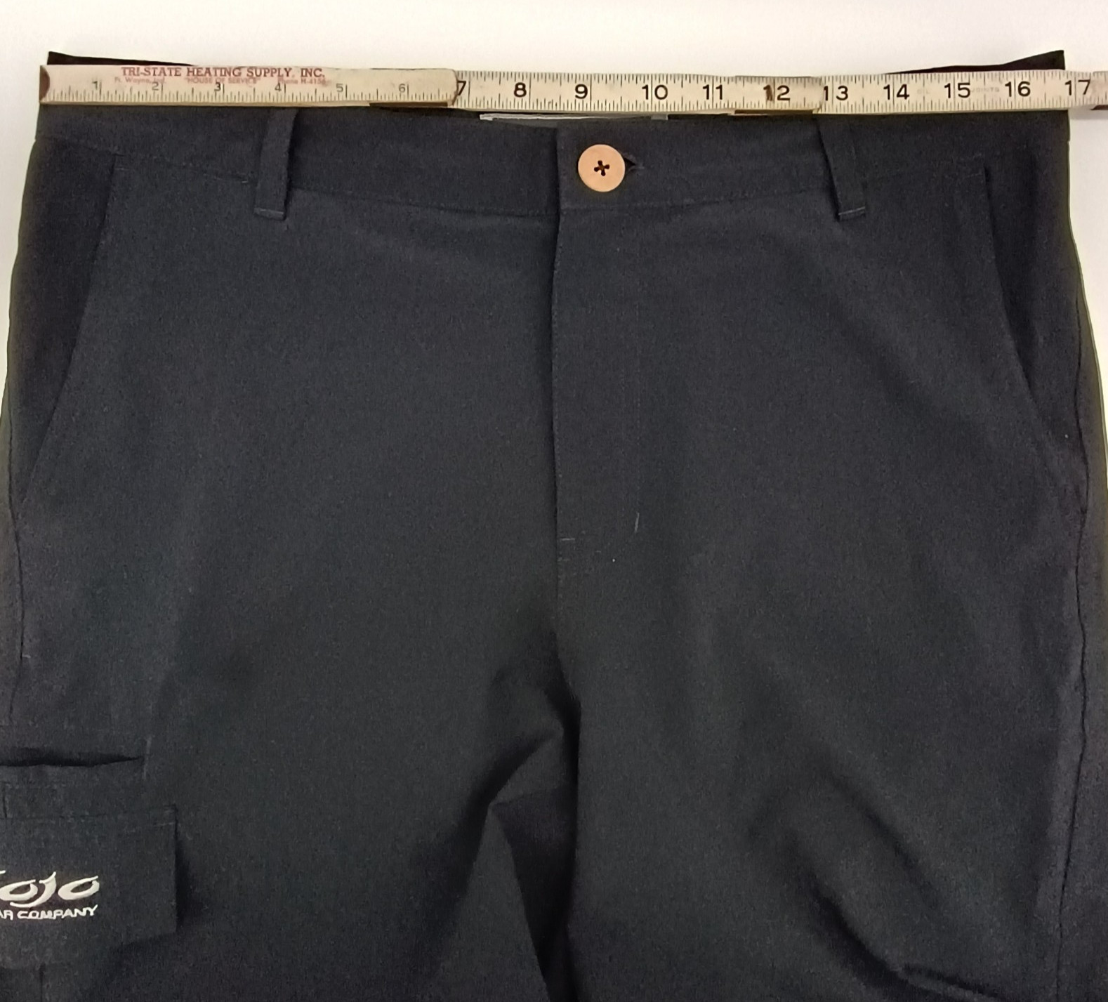 Mojo Sportswear Mens Stretch Fit Performance Shorts Size Medium Black