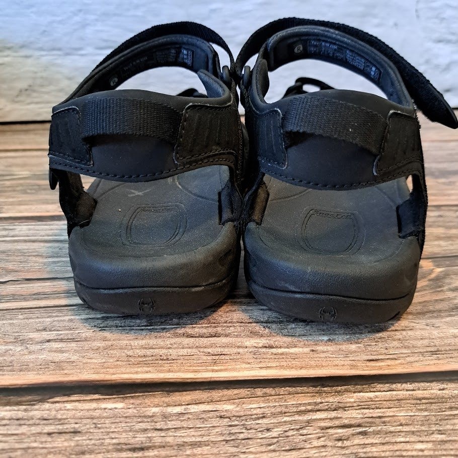 Teva Tirra Black Sport Sandals Womens 9 Hiking Water Shoes Strappy Walking