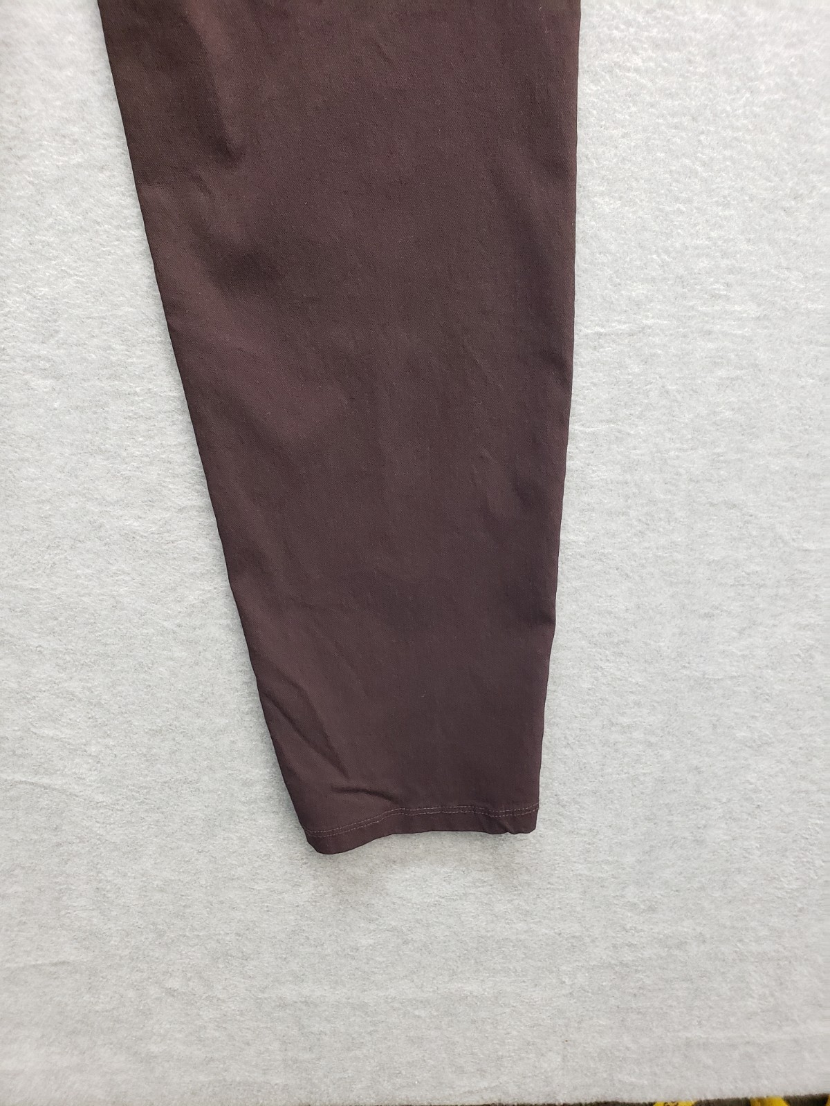 89th & Madison Women Pant 10 Brown Straight Leg High Rise Stretch Casual Career
