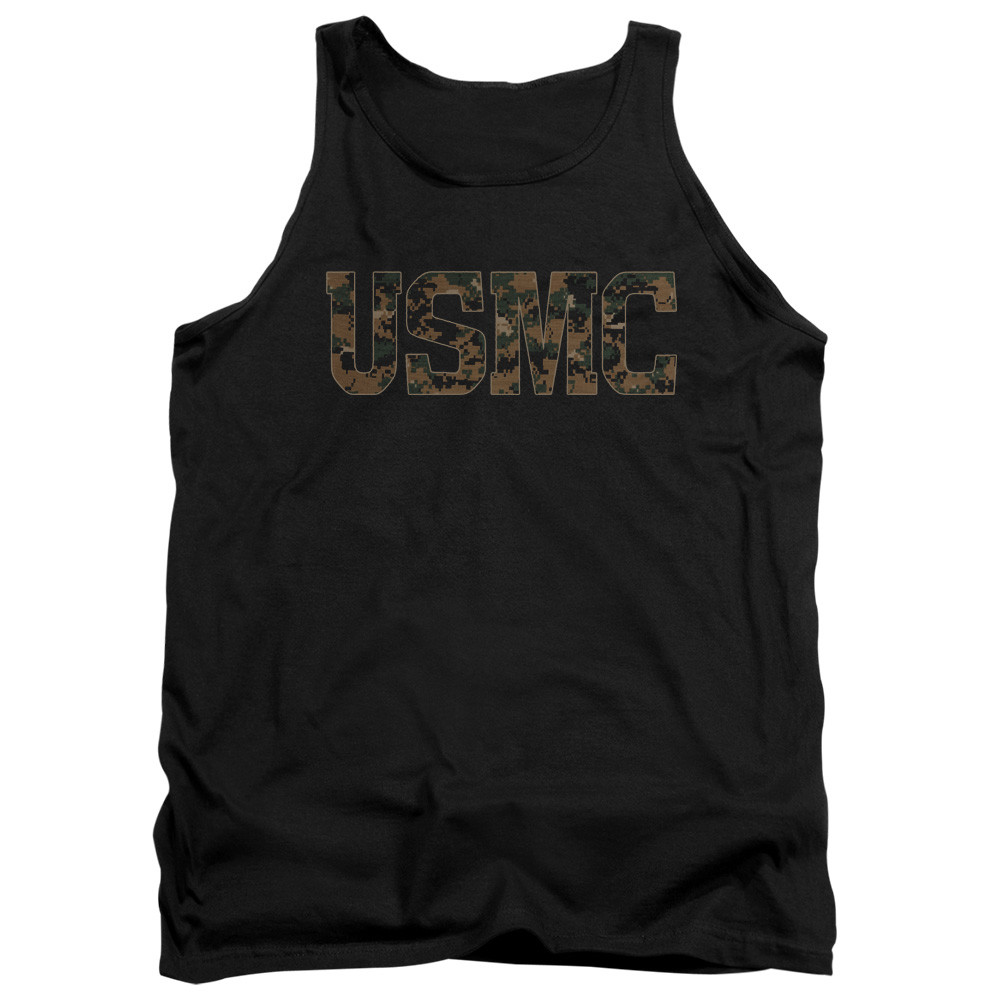 US MARINE CORPS USMC CAMO FILL Licensed Men’s Graphic Tank Top Sleeveless SM-2XL