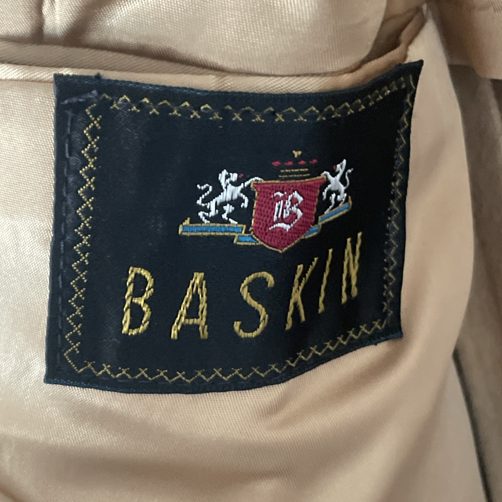 Vintage Baskin 100% Camel Hair Men’s Sport Jacket Size 38R Union Made USA