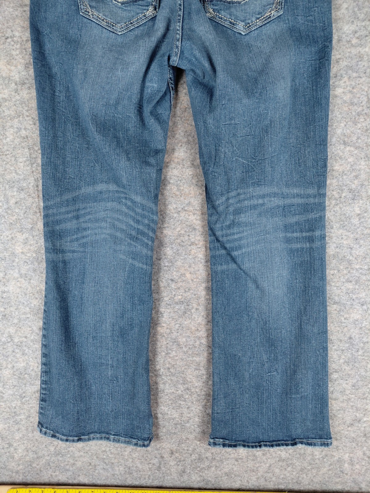 Silver Jeans Suki Bootcut Womens 36/31 Blue SMALL FLAW 37.5×28.5 Midrise