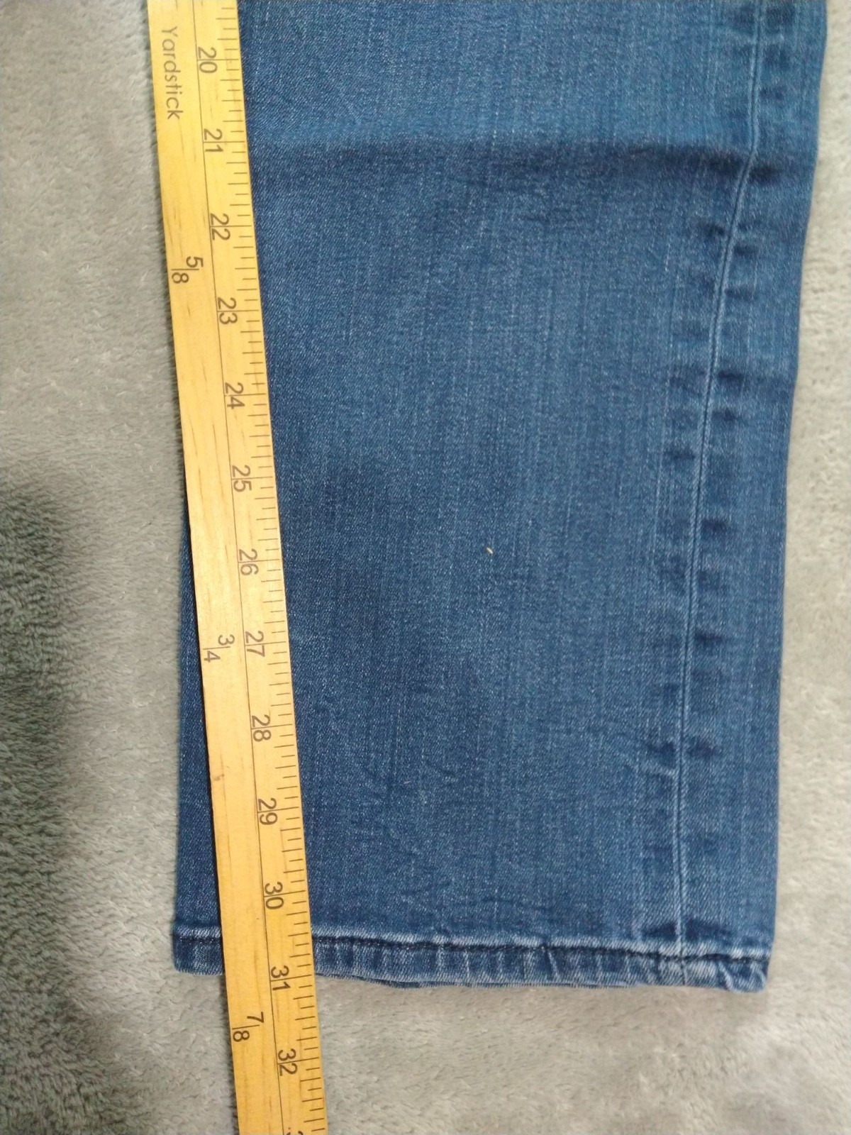 Mavi Jeans Mens 32×32 Blue Denim Slim Straight Leg Medium Wash Stretch Mid Rise