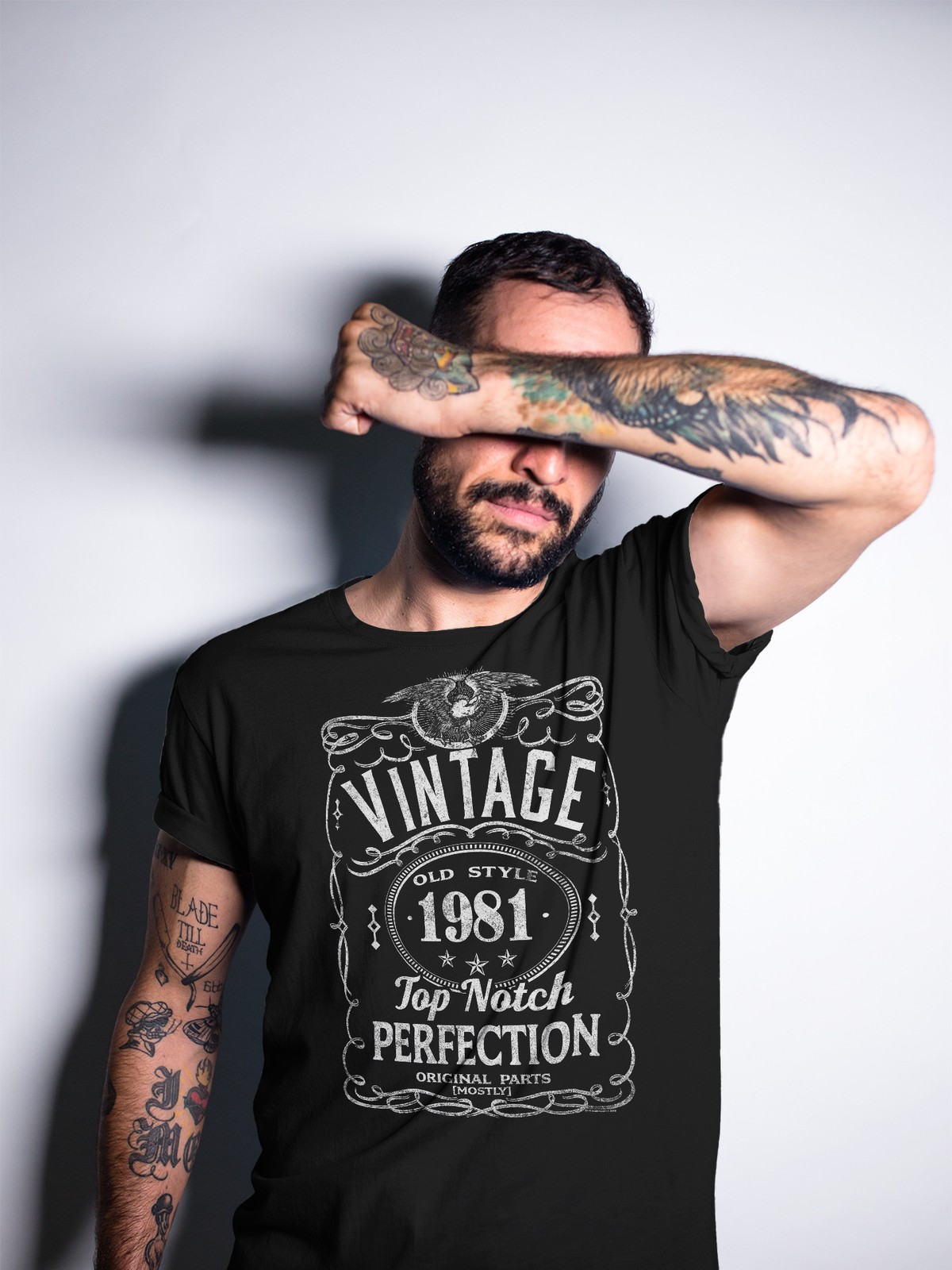 45th Birthday Gift Shirt For Men – 1981 Top Notch 001