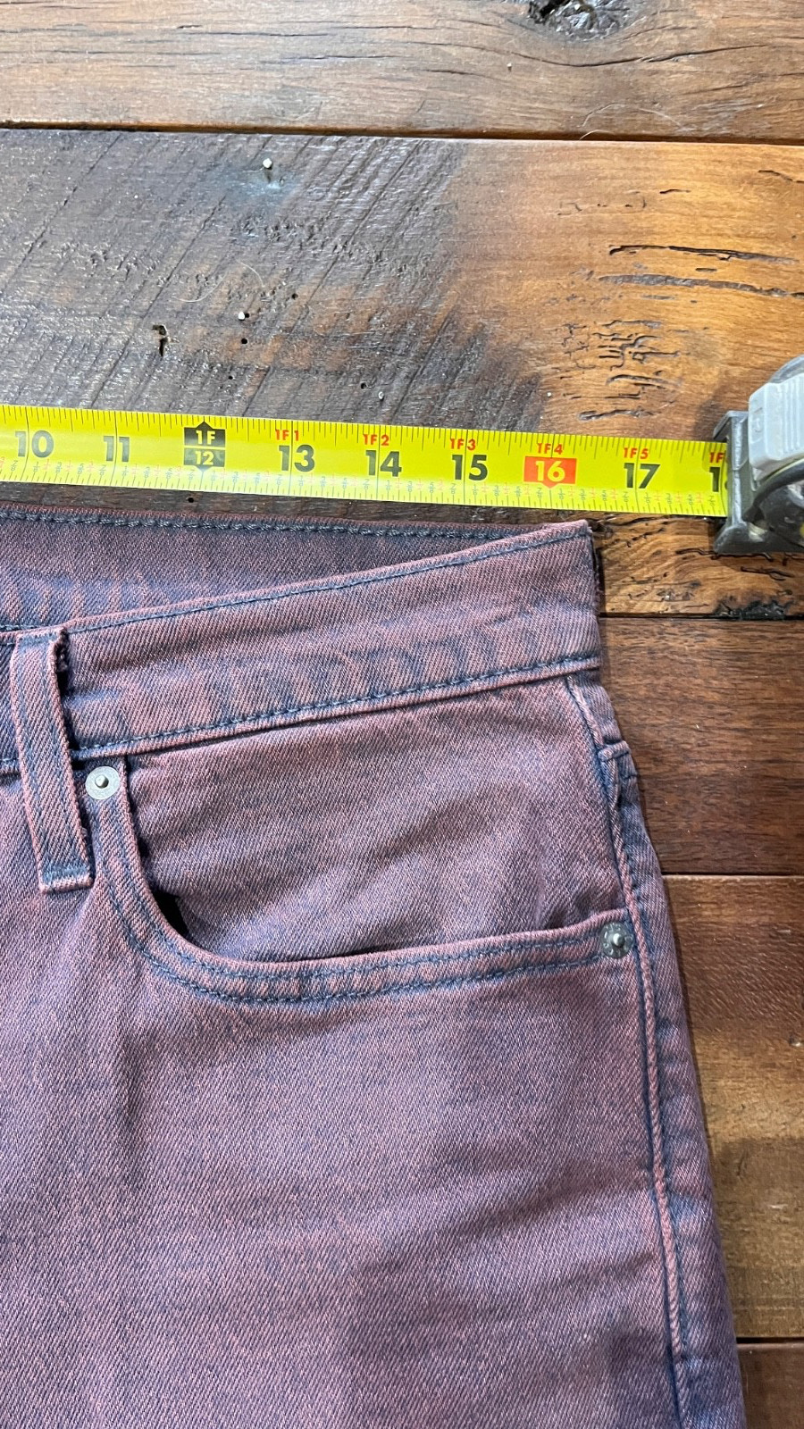 Levi’s 502 Straight Jeans Men’s 32×30 Purple/Plum Denim Classic Casual Pants