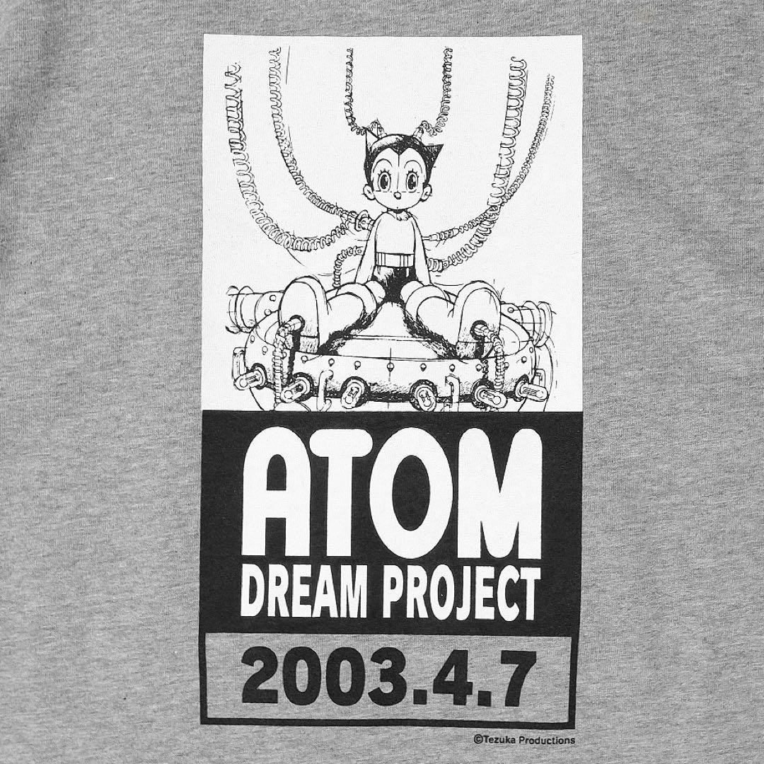 Astro Boy ATOM 2003 Countdown Print T-Shirt Gray Short Sleeve Size L Japan Men’s