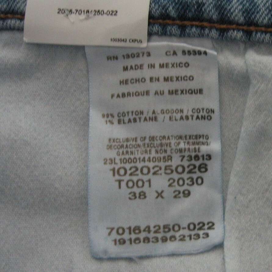 Lee Jeans Mens 38×29 Union Fade Regular Fit Bootcut Comfort Stretch New with tag
