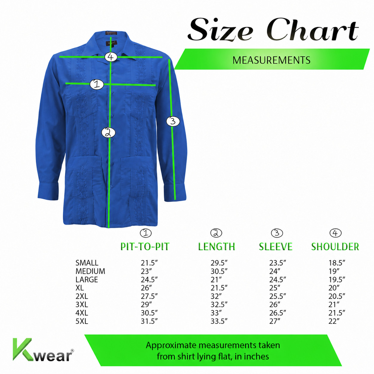 Men’s Guayabera Button Up Casual Cuban Embroidered Long Sleeve Cuban Dress Shirt