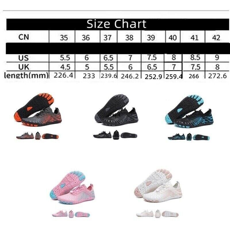 Grounded Barefoot Shoes for Women Men Wide Toe Box Non-Slip Lightweight