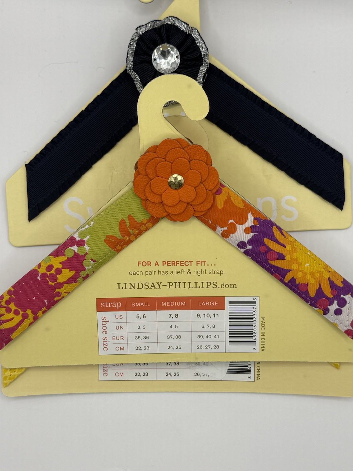 3 New Lindsay Phillips Switchflops Flip-flops Sandal Straps Size M 7-8 Lot Of 3