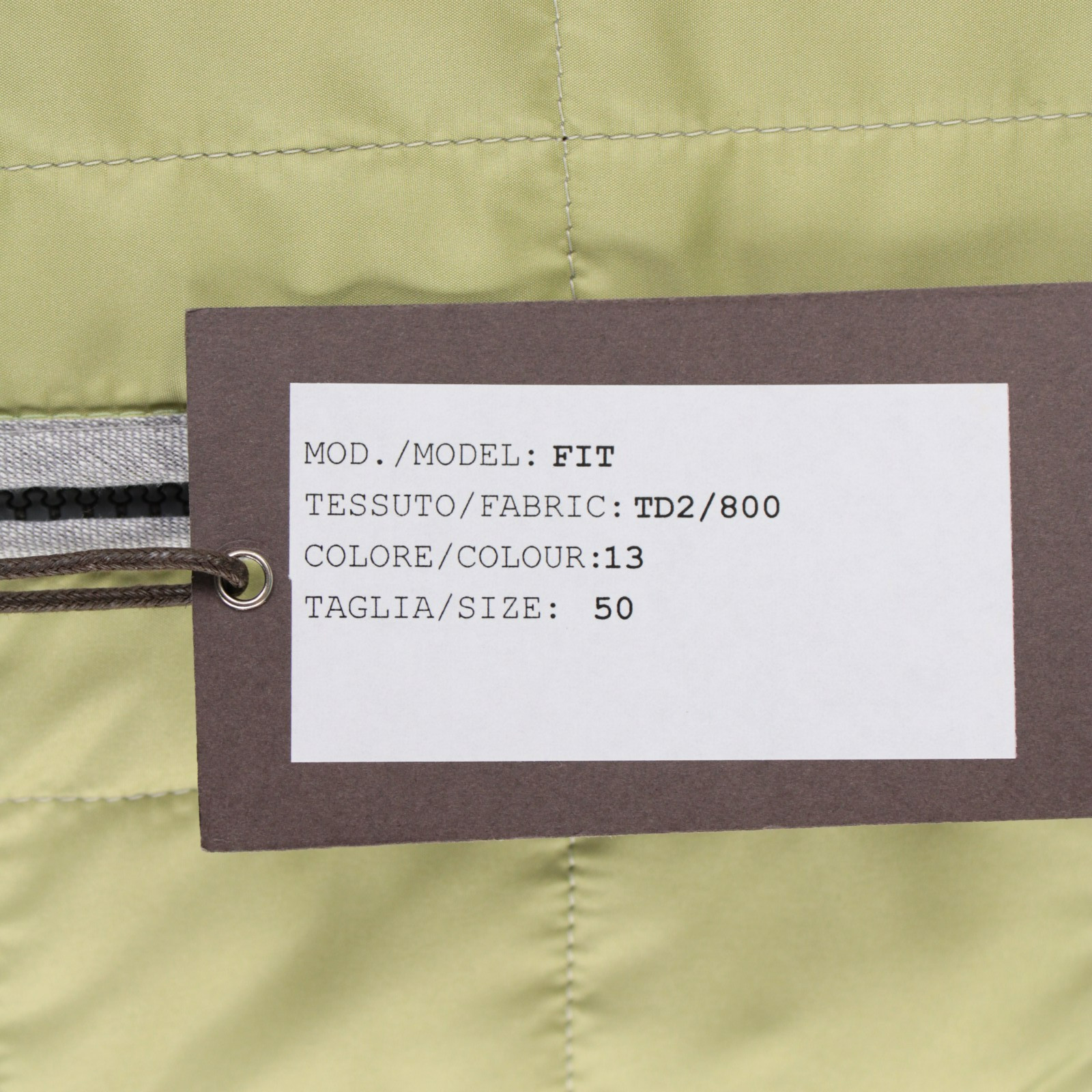 Waterville NWT Polyester Quilted Vest Size 50 (L US) Fit In Solid Green