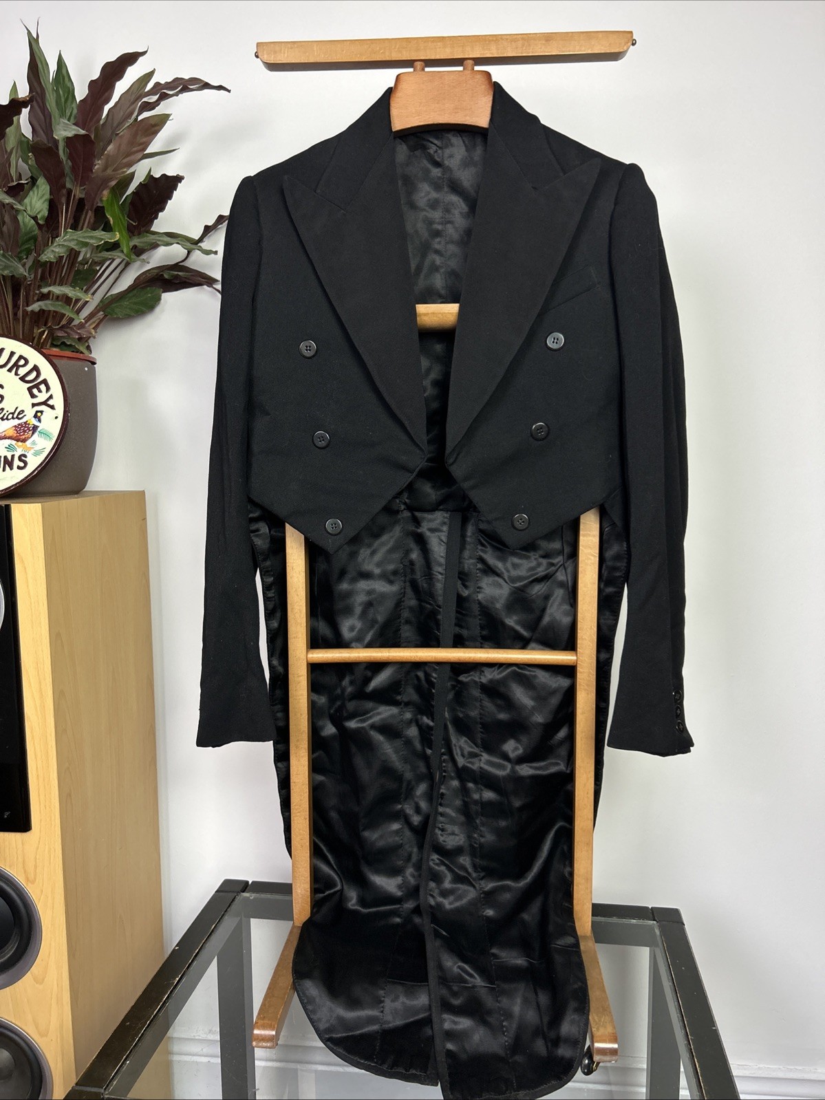 Bespoke 1930s White Tie Tailcoat 34R Handmade Dinner Savile Row Antique Vintage
