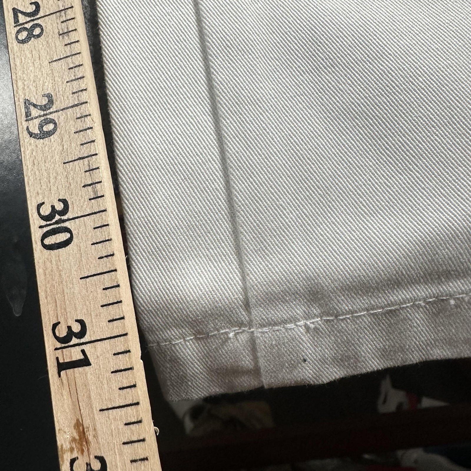 Craftsman Painter Pants Mens 34×32 White Teflon Canvas Work Carpenter Utility