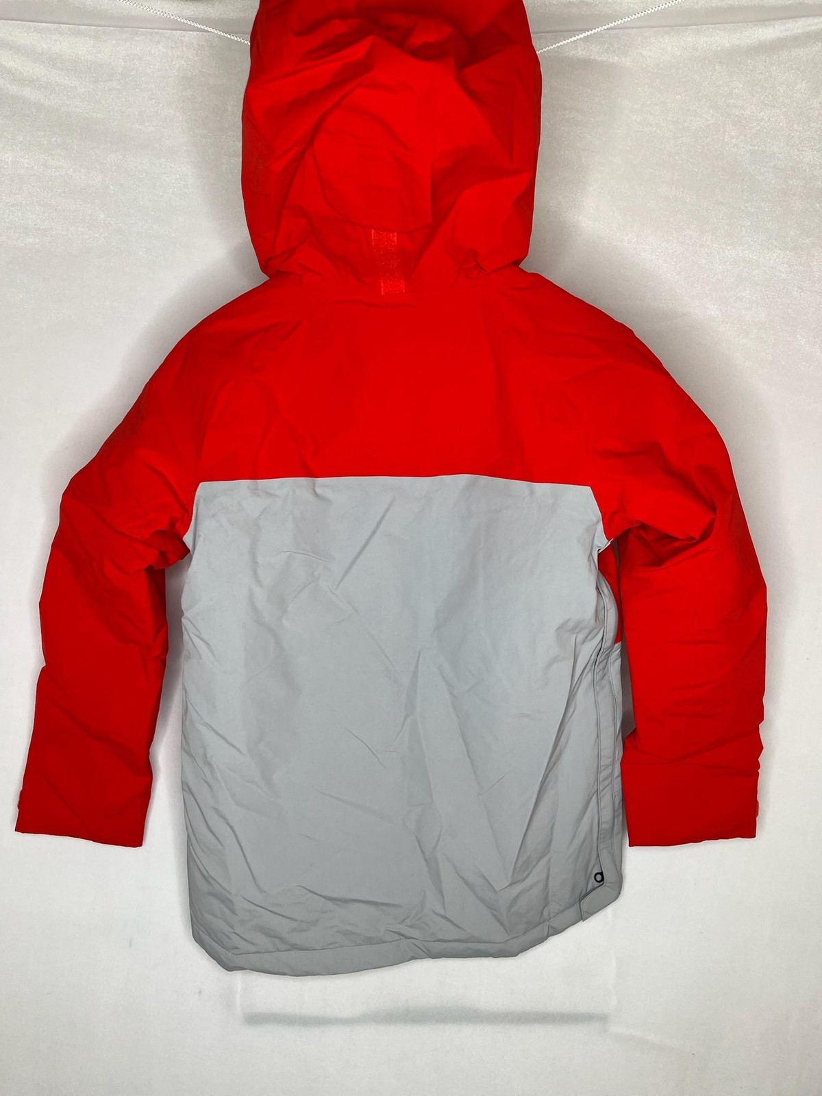 Burton K Frostner Anorak Jacket Youth 10 Red Gray Insulated Ski Pullover NEW