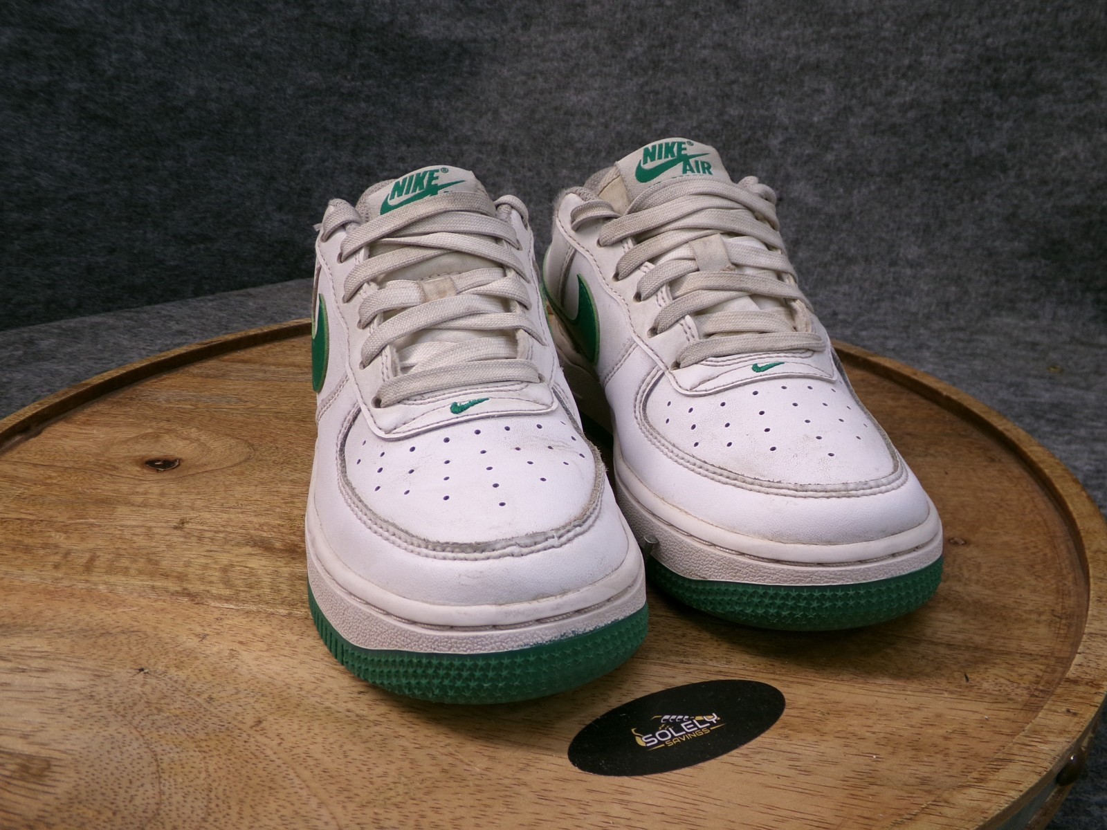 Nike Air Force 1 (GS) White Malachite Green Youth Size 2.5Y Shoes FV5948-103