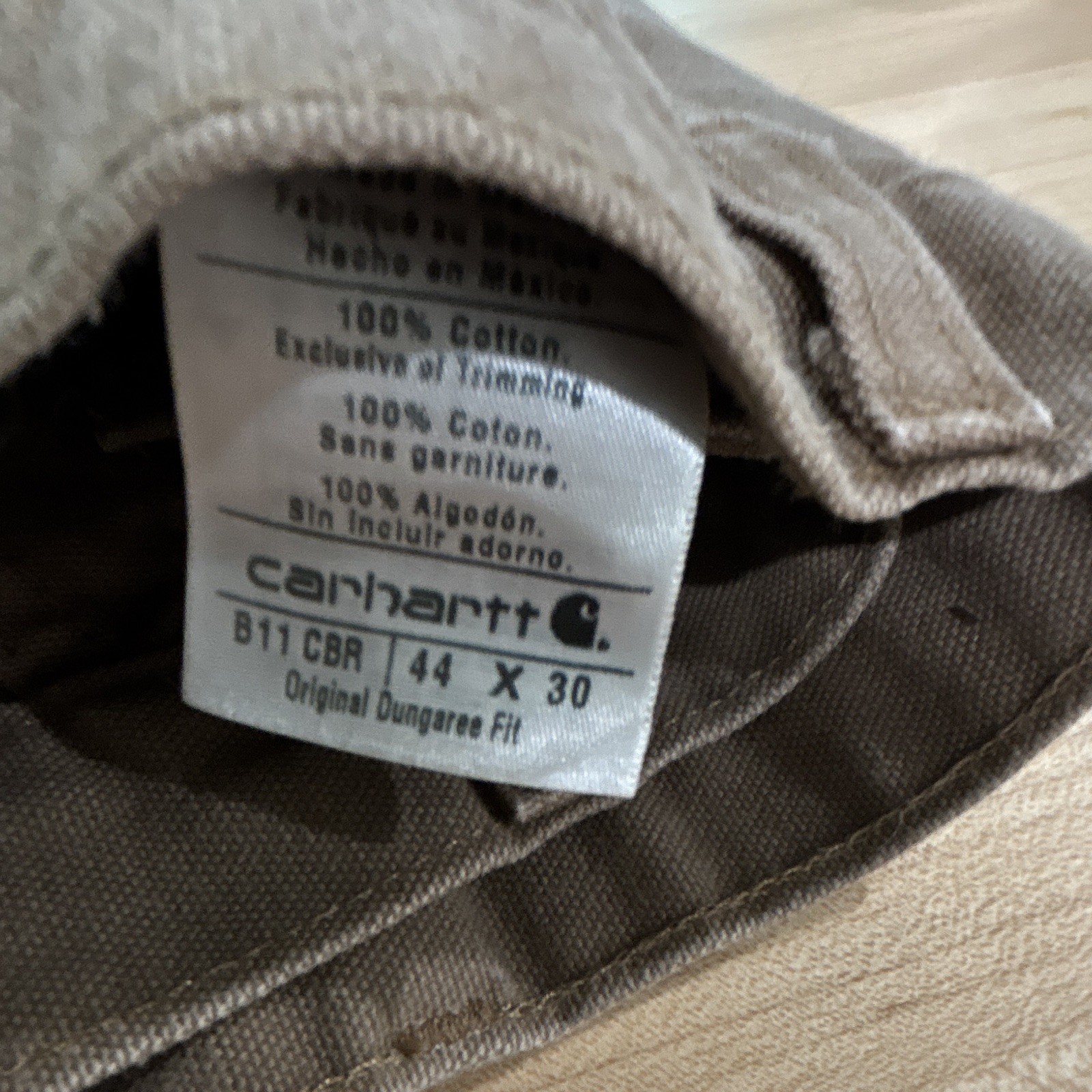 Four Pair Carhartt Men’s Workwear Pants