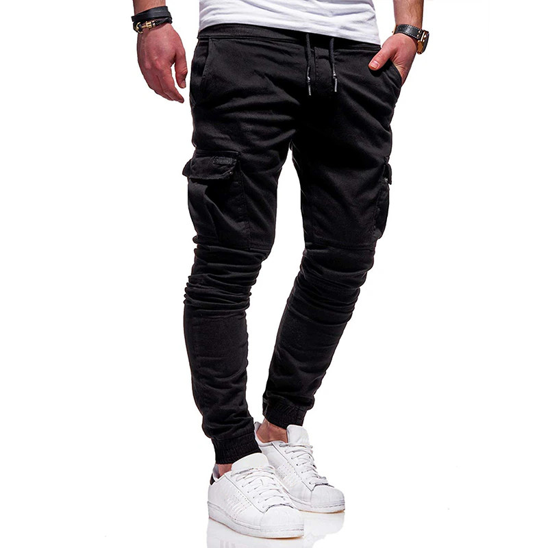 Men’s Casual Joggers Pants Sweatpants Cargo Combat Loose Sport Workout Trousers